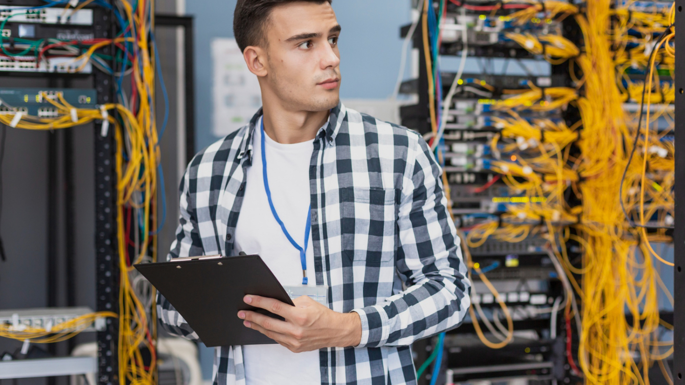 young-engineer-server-room